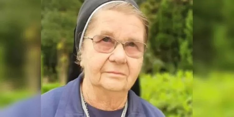 Freira Nádia foi assassinada em ataque em convento. (Foto: Reprodução/Redes Sociais)
