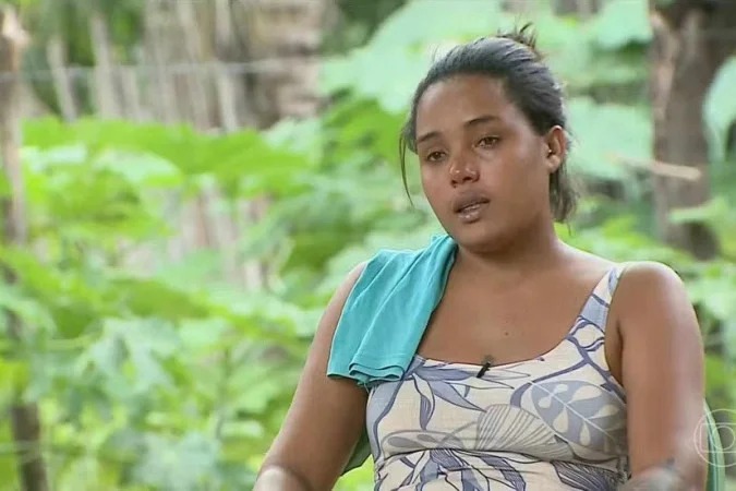 'Dor insuportável', diz Clarice Cardoso, mãe de crianças desaparecidas no Maranhão há um mês (crédito: Jornal Nacional/ Reprodução)