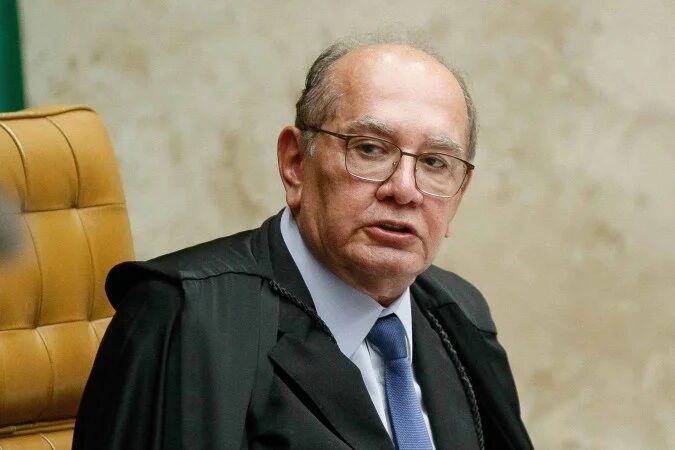 Ministro Gilmar Mendes, em sessão plenária do STF. - (crédito: Victor Piemonte/STF)
