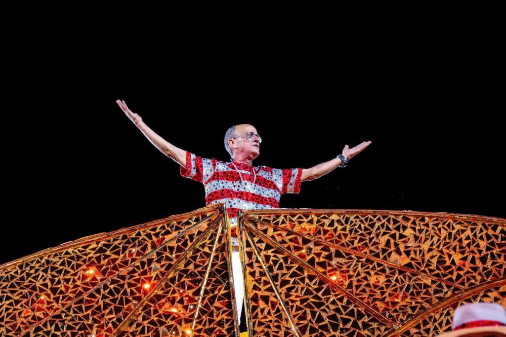 Mestre Ciça foi enredo da Viradouro no Carnaval 2026 (Foto: Eduardo Hollanda/Rio Carnaval)