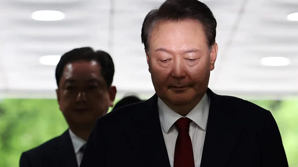 Ex-chefe de Estado nega todas as acusações (Foto: KIM HONG-JI/ POOL/AFP)