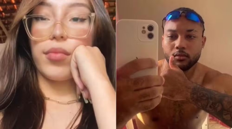 Rafaela Aureliano Ribeiro Moraes e Wesley Rickelme Garcia Silva (Foto: Reprodução)