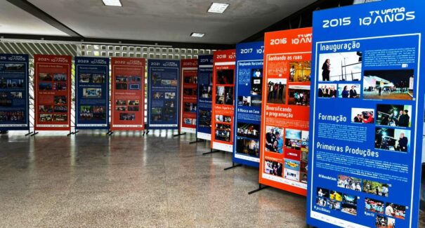 Exposição celebra 10 anos da TV UFMA com mostra interativa em São Luís