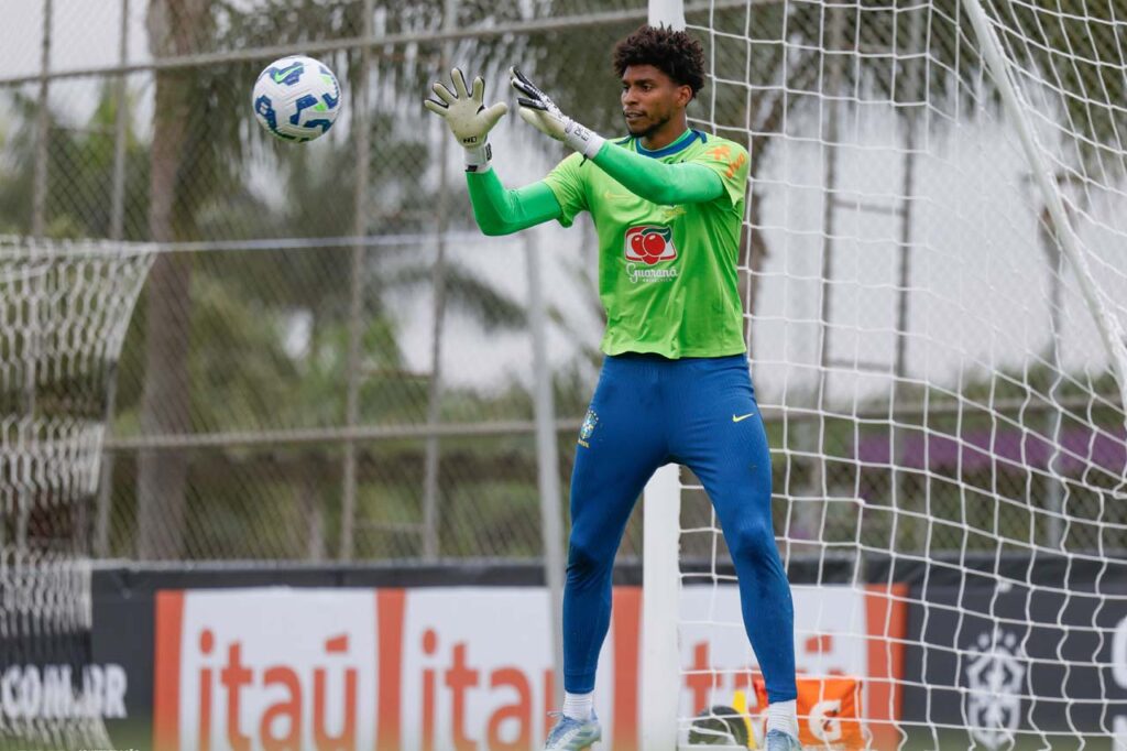 Hugo Souza é convocado para a Seleção Brasileira (Foto: Rafael Ribeiro/CBF)