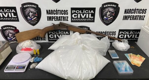 Operação apreende 22 kg de cocaína e prende dois suspeitos em Imperatriz