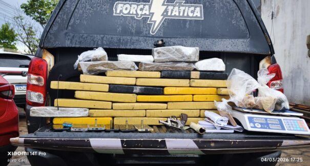 PM apreende 25,5 kg de drogas e fecha centro de distribuição em Açailândia