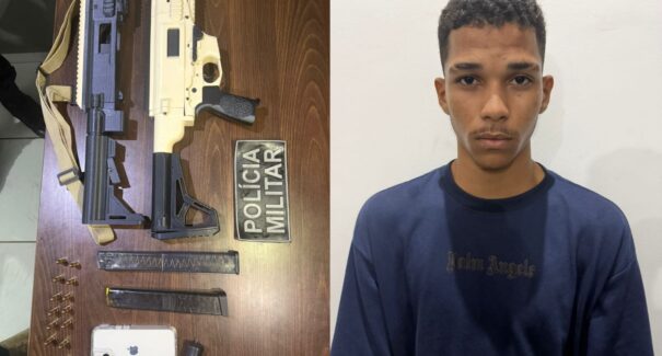 PMMA apreende submetralhadoras e prende suspeito de fabricação de armas em São Luís