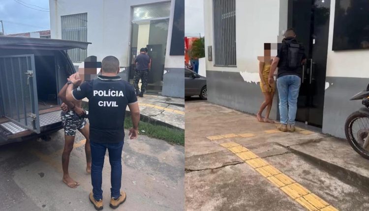 Casal suspeito de praticar roubos é preso em operação na Baixada Maranhense