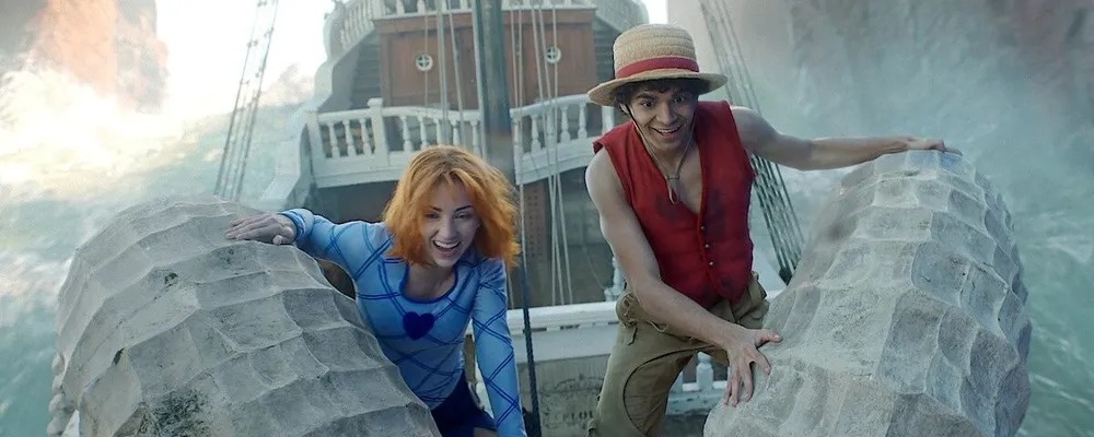 Em “One Piece: A Série”, a tripulação de Luffy segue sua jornada em busca do lendário tesouro, enfrentando novos desafios (Foto: Divulgação/Netflix)