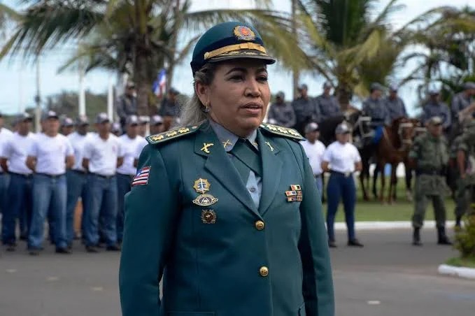 A coronel Augusta Andrade assume no lugar do delegado Maurício Martins (Foto: Reprodução)