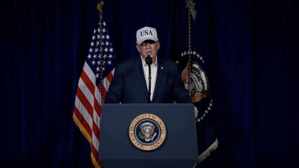 O presidente dos Estados Unidos, Donald Trump - (crédito: Iranian Leader Press Office/Anadolu via Getty Images)

