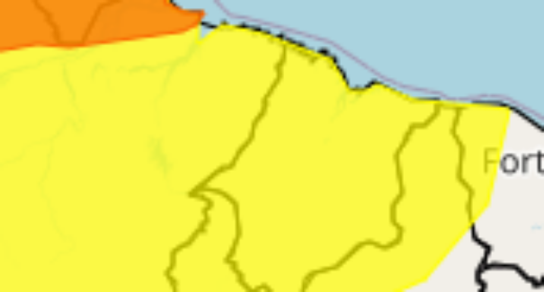 Fim de semana terá chuva forte no Maranhão, com perigo potencial para domingo