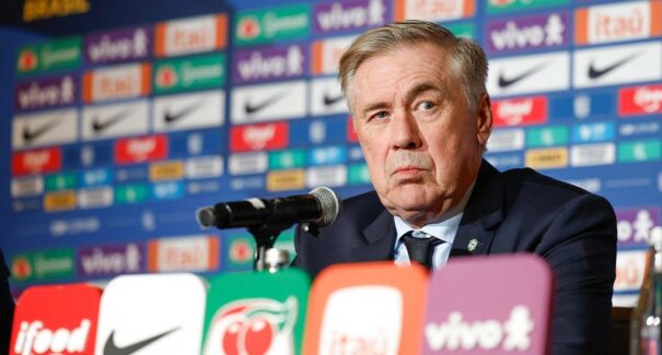 Carlo Ancelotti define pré-lista de 55 jogadores para a Copa do Mundo de 2026