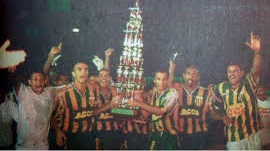 O nome e as cores do clube foram inspirados no Hidroavião Sampaio Corrêa II, que pousou na capital maranhense em dezembro de 1922 (Foto: Reprodução)