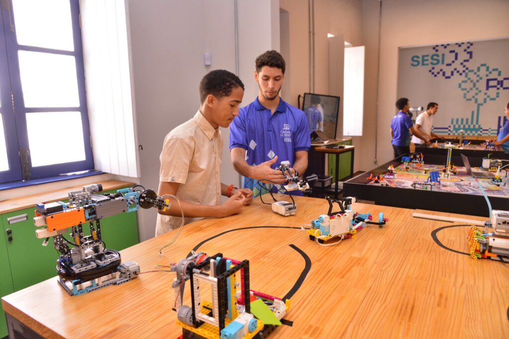 Estão abertas as inscrições para duas turmas de robótica educacional no SESI Casarão da Indústria (Foto: Divulgação)