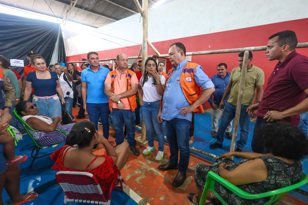 Governador Carlos Brandão visita áreas alagadas de Pedreiras e Trizidela do Vale (Foto: Gilson Teixeira)
