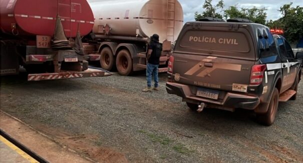 Caminhão roubado e 25 mil litros de combustível são recuperados no interior do Maranhão