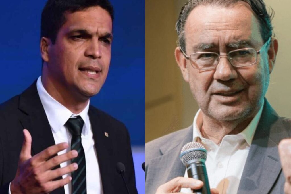 Cabo Daciolo e o escritor Augusto Cury anunciam que disputarão a Presidência da República (Foto: Reprodução)