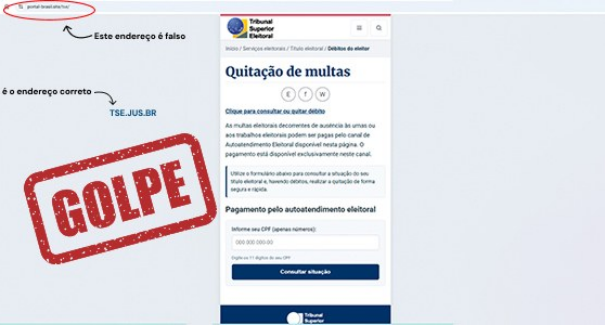 TSE alerta eleitores sobre golpe com falsas cobranças para regularizar título