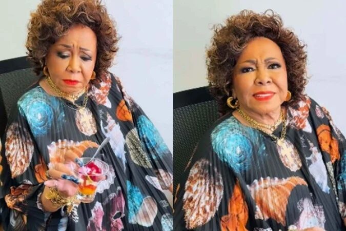 Alcione recusa pitaya e vídeo bem-humorado viraliza nas redes - (crédito: Reprodução/Redes sociais )

