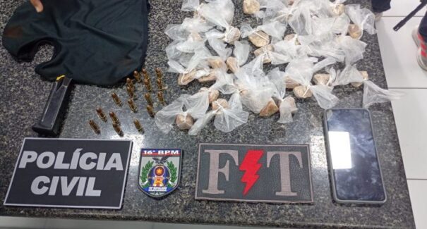 Suspeitos de homicídio são presos com munições e porções de crack em Chapadinha