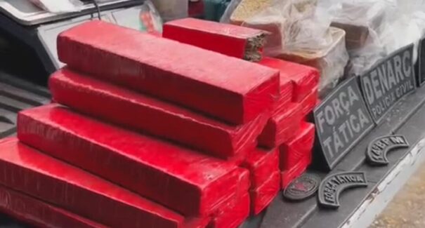 Quase 50 kg de drogas são apreendidos e mulher é presa em Imperatriz