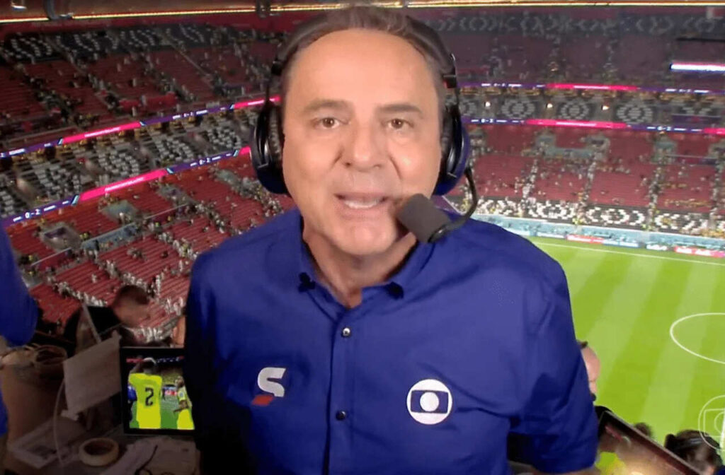 Diagnóstico tira Luis Roberto das transmissões da Globo para Copa do Mundo (Foto: Reprodução/Globo)