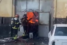 Incêndio atinge oficina mecânica no bairro Areinha, em São Luís