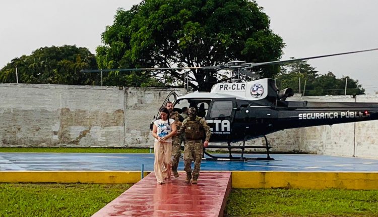 A prisão da investigada foi realizada na cidade de Teresina, capital do Piauí (Foto: PC-MA)