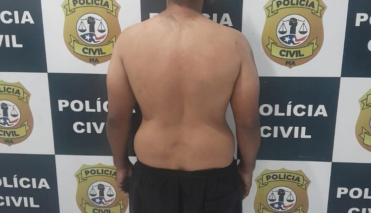 Homem é preso suspeito de agredir filho de 9 anos e o avô da criança em Santa Inês