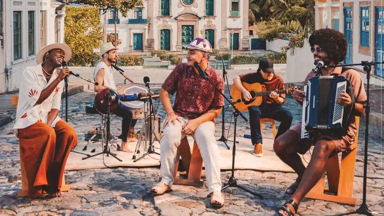 Projeto Dominguinhos, com João Gomes, Jota.pê e Mestrinho (Foto: Divulgação)