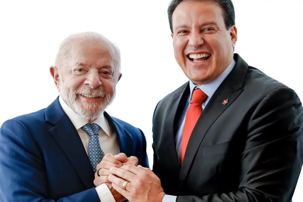 Lula e Felipe Camarão (Redes sociais/Reprodução)