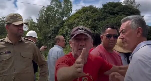 Discussão entre prefeito de Viana e dono de açude marca vistoria em trecho rompido da MA-014