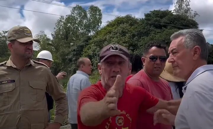 Discussão entre prefeito de Viana e dono de açude marca vistoria em trecho rompido da MA-014