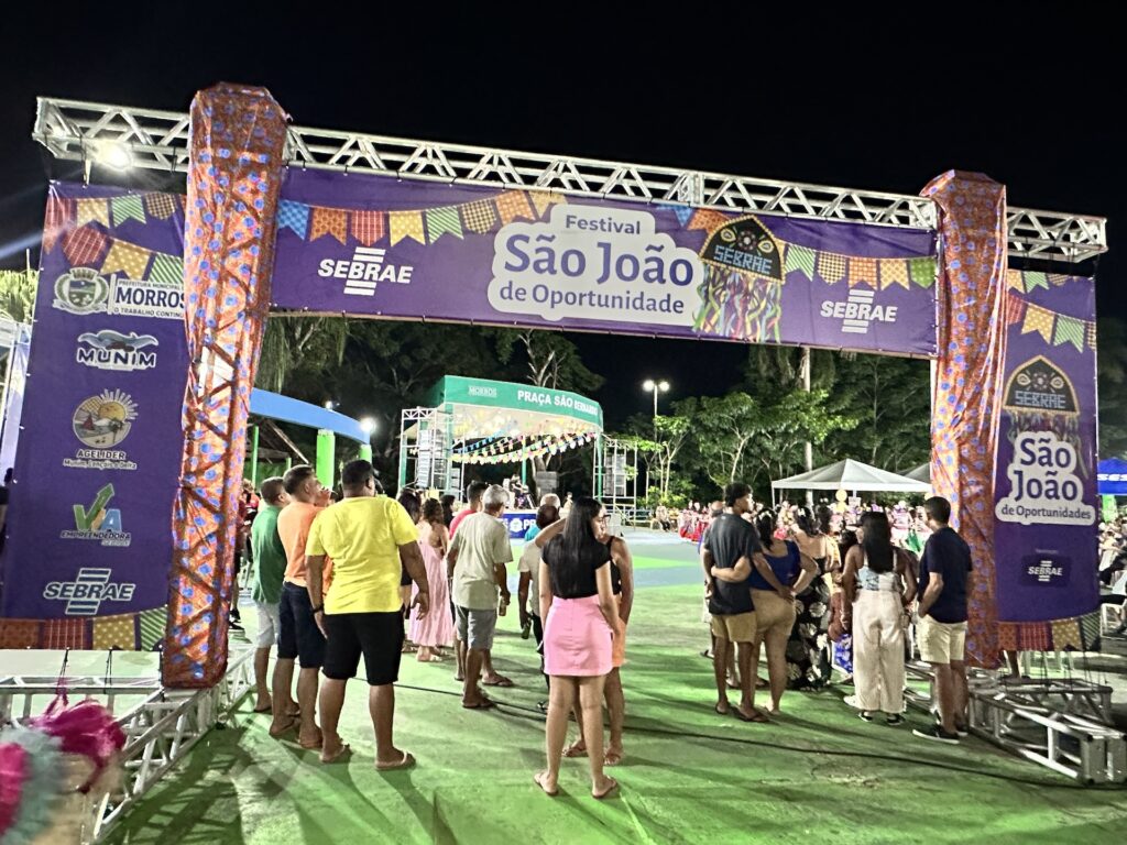 O Festival São João de Oportunidades reuniu cultura popular, empreendedorismo e turismo em Morros, fortalecendo pequenos negócios e valorizando as tradições maranhenses. (Sebrae/Divulgação)