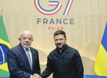 Lula e Zelensky discutem guerra na Ucrânia durante encontro na cúpula do G7