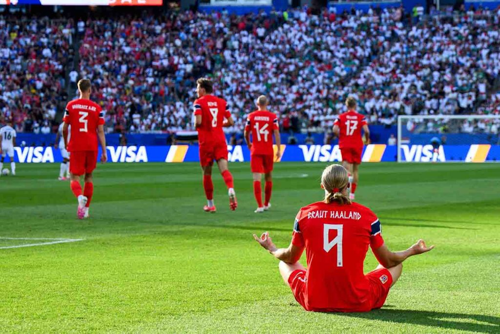 Noruega de Haaland encara a França pelo Grupo I (Foto: Divulgação/NFF)