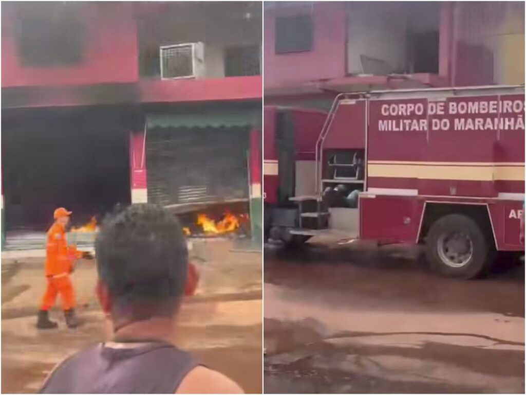 Incêndio atinge supermercado em Timbiras