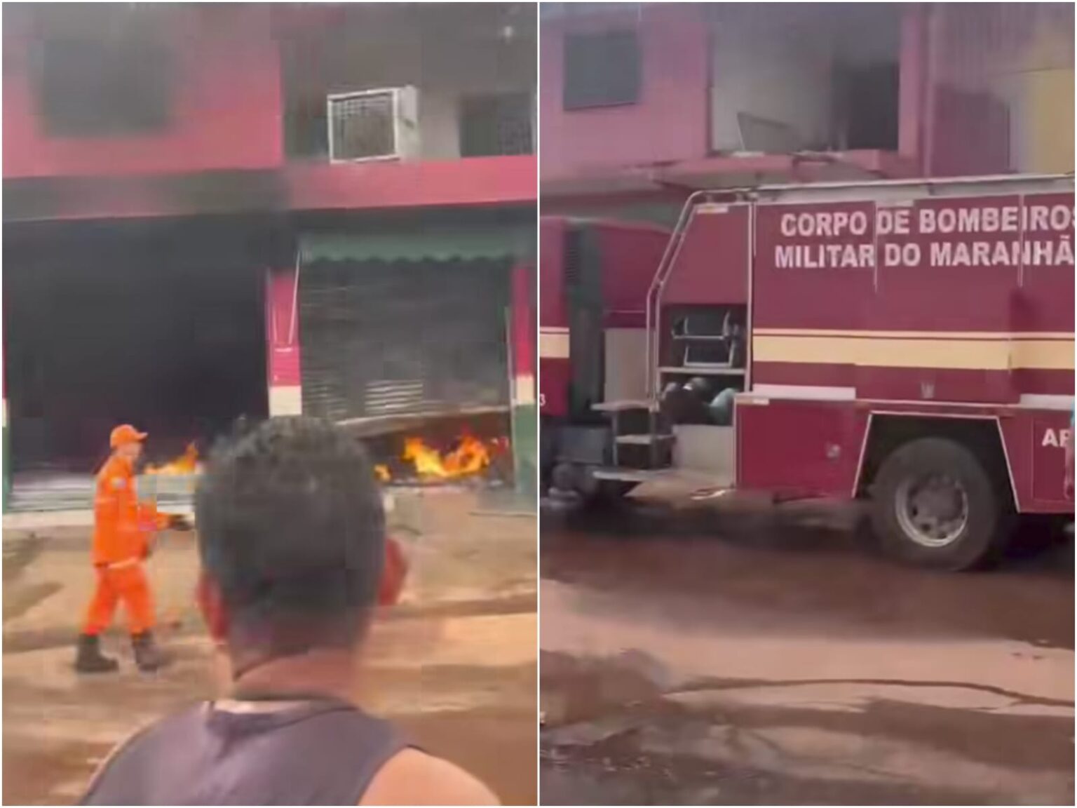 Incêndio atinge supermercado em Timbiras