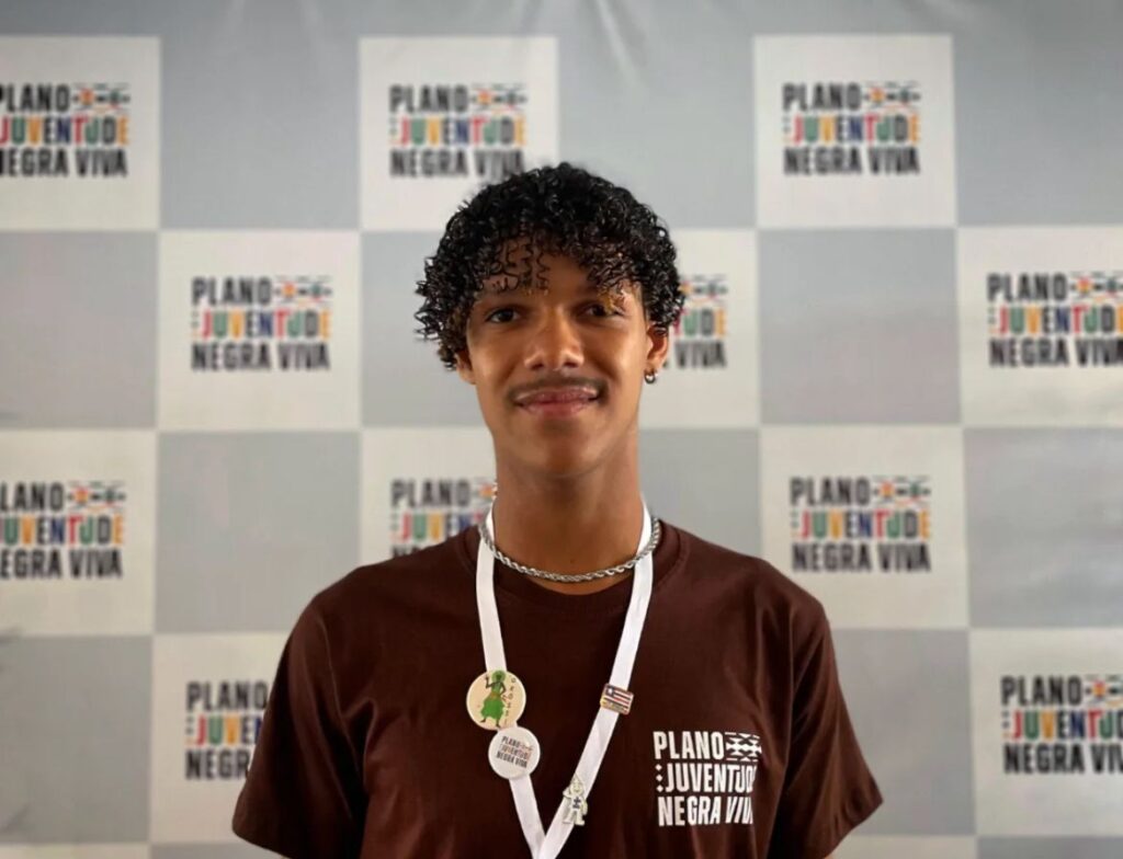 Allan Pereira, de 20 anos, é consultor da ONU e nascido no Quilombo da Liberdade (Foto: Reprodução)