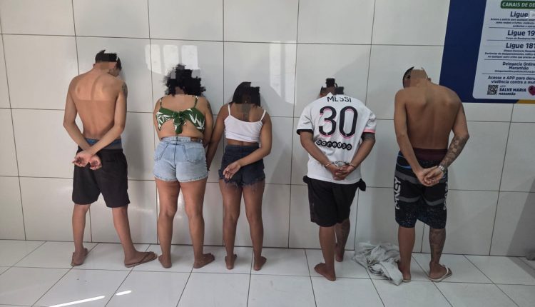 Operação em Timon prende três pessoas e apreende adolescentes por suspeita de roubos e tráfico