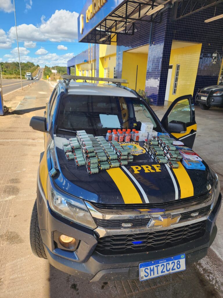 PRF apreende grande quantidade de munições e insumos no sul do Maranhão