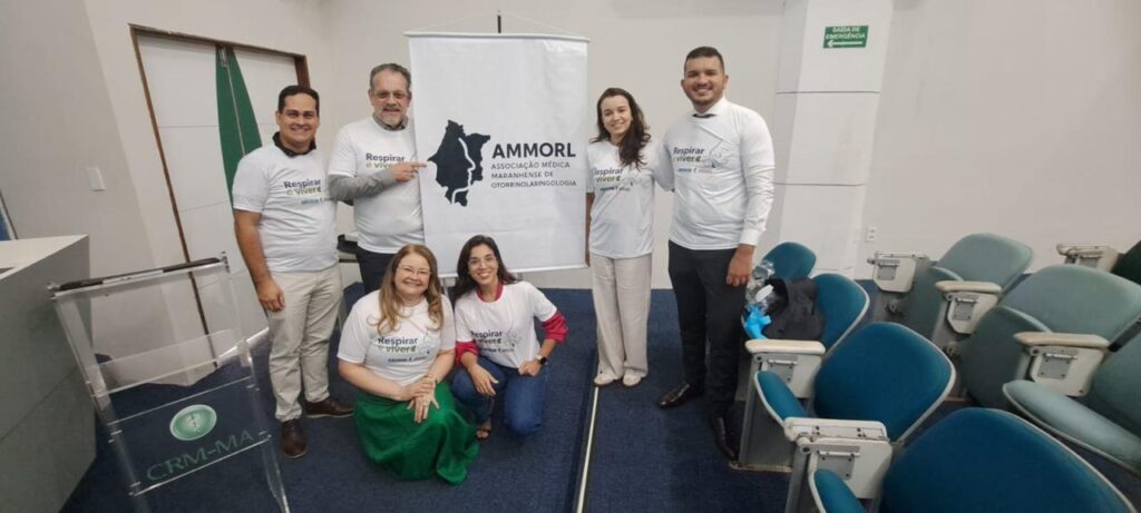 Ana Lívia Muniz, Camila Muniz, André do Lago, Savya Milhomem, André Araripe (presidente da ABORLCCF), e Evaldo Macau (presidente da ammorl)