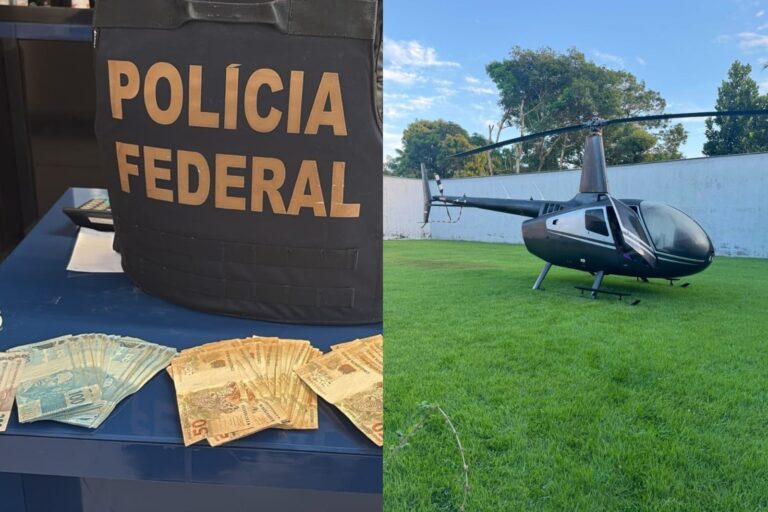Dinheiro e helicóptero são apreendidos pela PF em operação contra Josimar Maranhãozinho