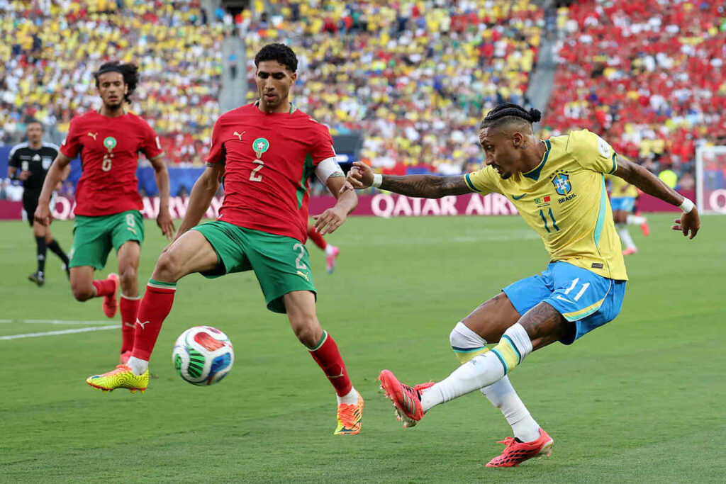 Brasil fica no empate com Marrocos na sua estreia na Copa (Foto: Darrian Traynor/Getty Images)