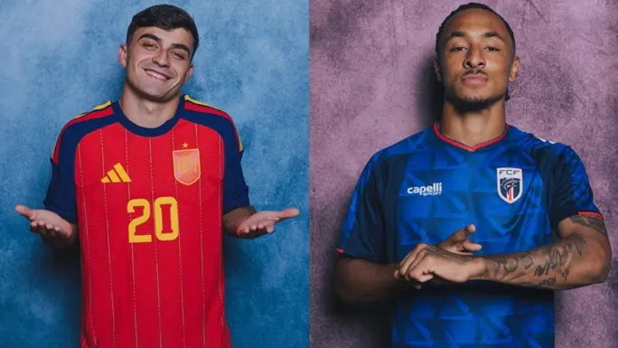 Espanha e Cabo Verde escalam times para o duelo na Copa do Mundo