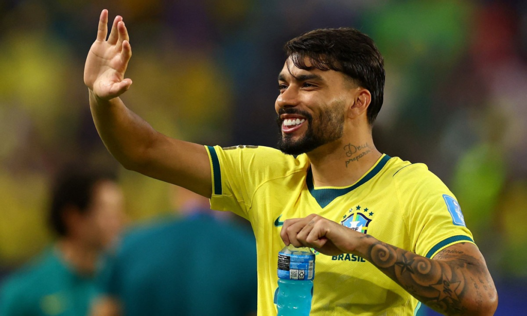 Lucas Paquetá, eleito o jogador mais atraente da seleção brasileira na pesquisa happn  (crédito: AFP)

