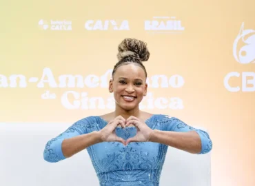 Rebeca Andrade volta às competições e conquista ouro no Pan-Americano