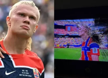 Haaland ironiza influenciador brasileiro por TV quebrada: “Desculpas”