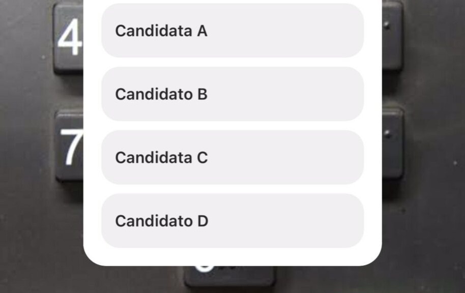 Enquete de Instagram (Foto: Reprodução)